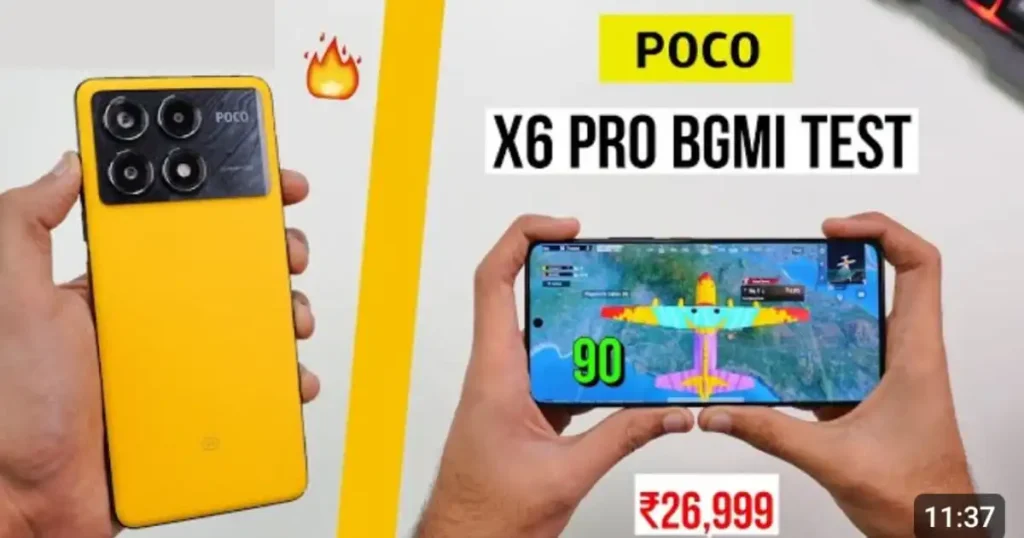 Poco X6 Pro Bgmi Test